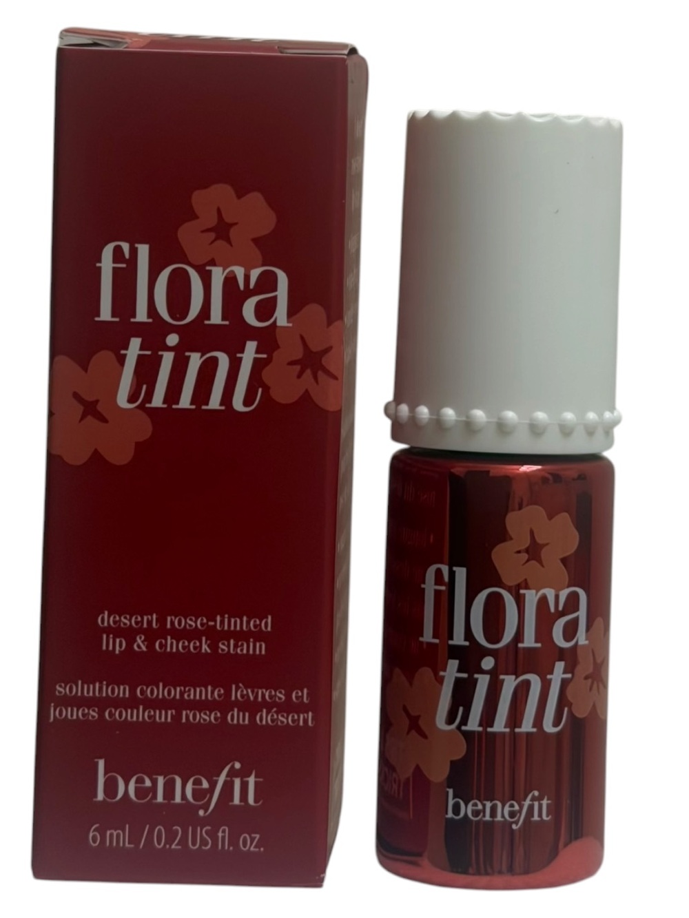 Benefit flora tint lip & cheek stain desert rose tinted